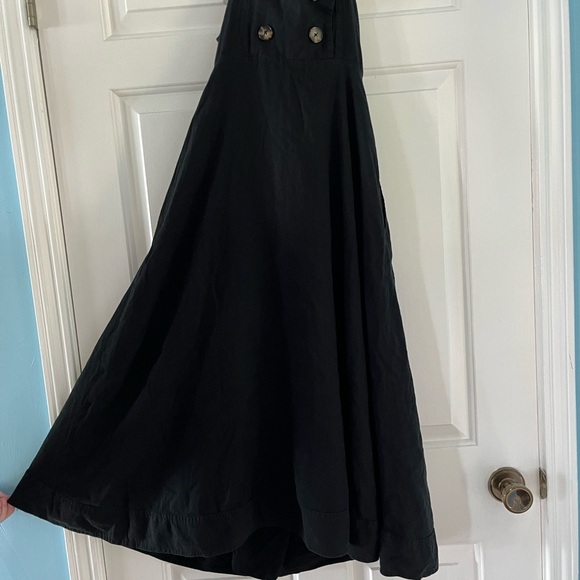 Anthropologie Black Maxi Halter Dress Size 6 - Picture 16 of 16